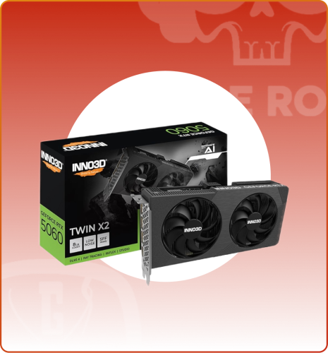 كرت الشاشة INNO3D جيفورس RTX 5060 توين بسعة 8 جيجا...