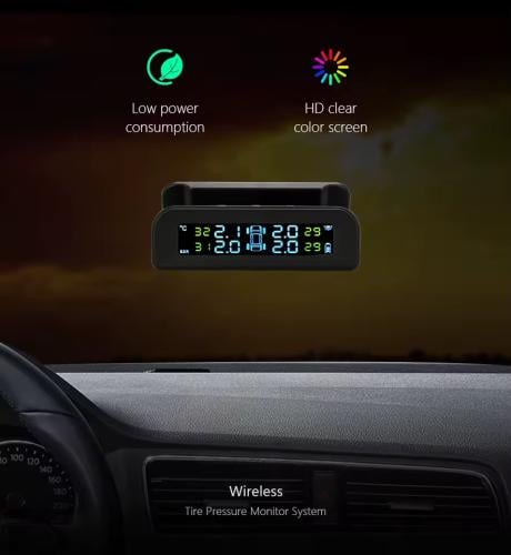 Tire pressure device with sensors