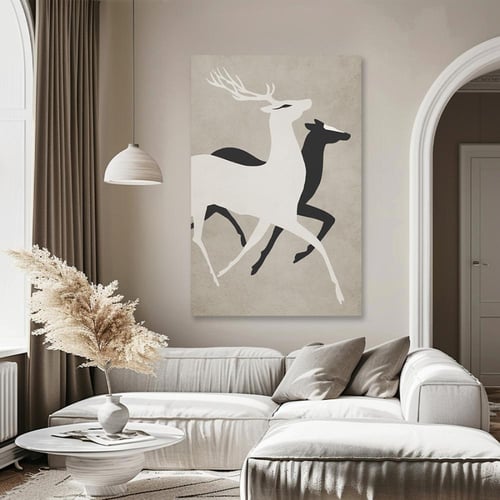 لوحة جدارية فنية - تصميم سجاد عصري