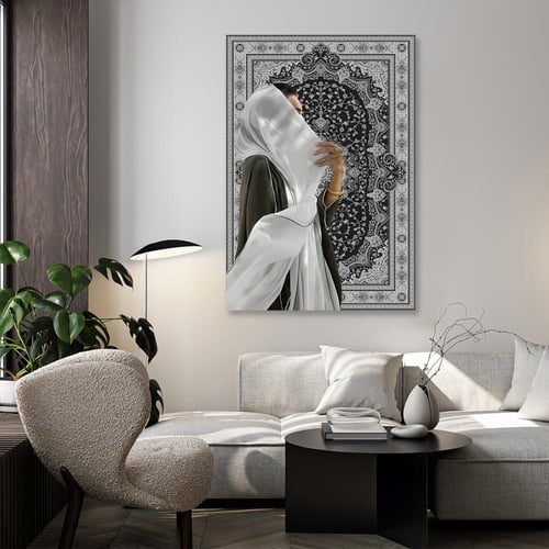 لوحة تصميم سجاد بتصميم مودرن - طباعة قماش كانفس