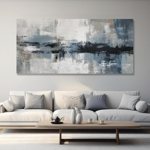 لوحة جدارية فنية - فن تجريدي أنيق