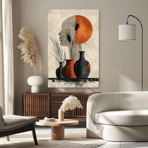 لوحة جدارية فنية - فن تجريدي عصري