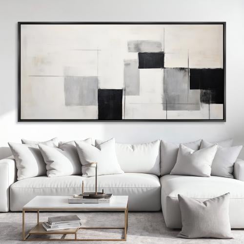 لوحة جدارية فنية - تجريدي تصميم عصري