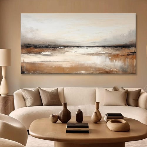 لوحة جدارية فنية - فن تجريدي أنيق