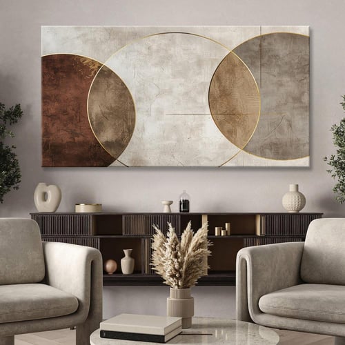 لوحة فن تجريدي بتصميم عصري