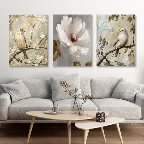 طقم لوحات ثلاثية - بتصميم عصري