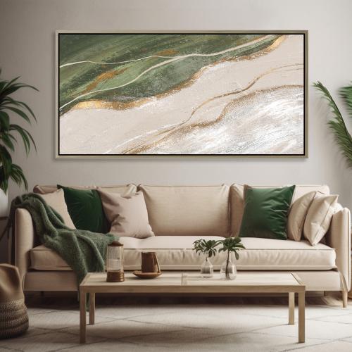 لوحة جدارية فنية - فن تجريدي أنيق