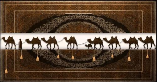 لوحة 200x150 - برواز ذهبي