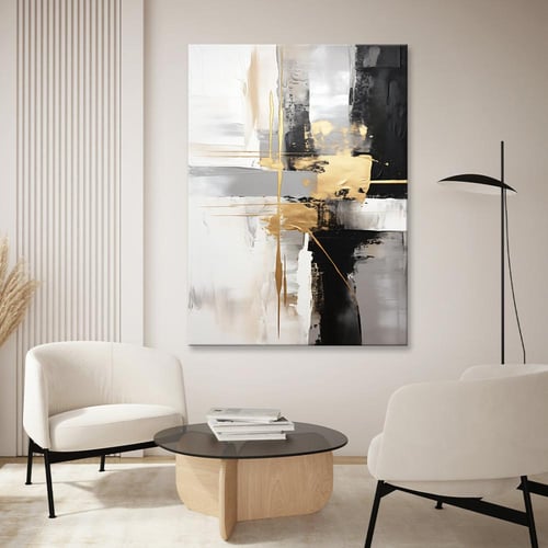 لوحة جدارية فنية - فن تجريدي عصري