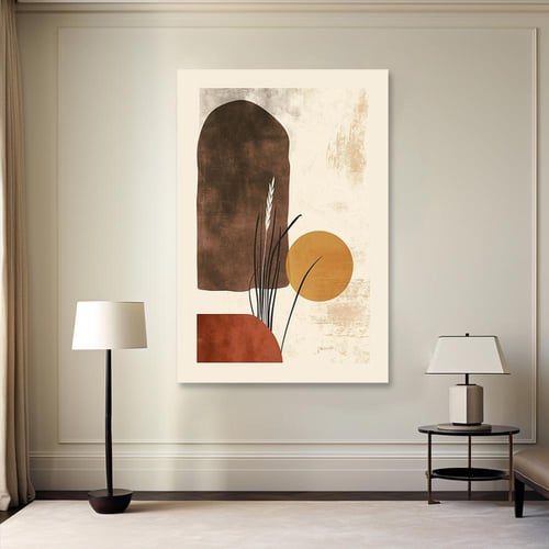 لوحة جدارية فنية - فن تجريدي عصري