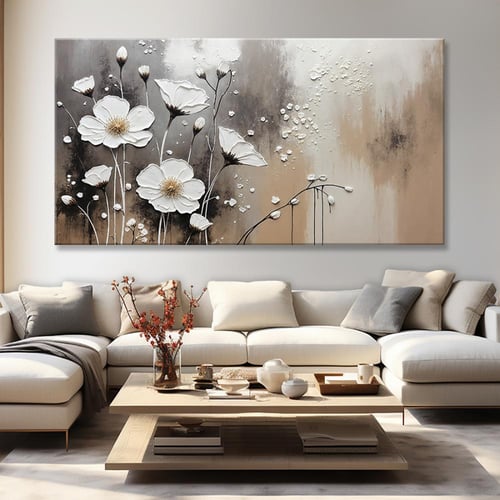 لوحة جدارية فنية - فن تجريدي أنيق