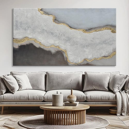 لوحة جدارية فنية - تجريدي تصميم عصري