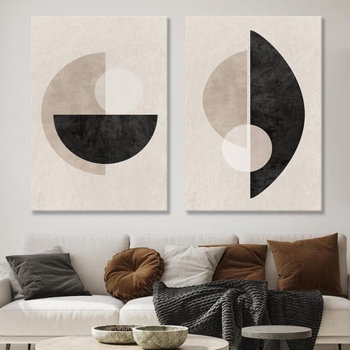 طقم لوحات ثنائية - مودرن آرت