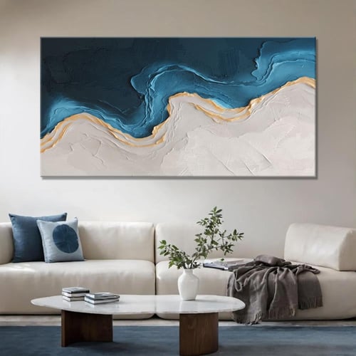 لوحة جدارية فنية - تجريدي تصميم عصري