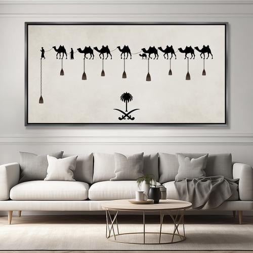 لوحة جدارية فنية - فن تراثي حديث