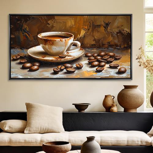 لوحة جدارية فنية - تجريدي تصميم عصري