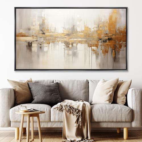 لوحة جدارية فنية - تجريدي تصميم عصري