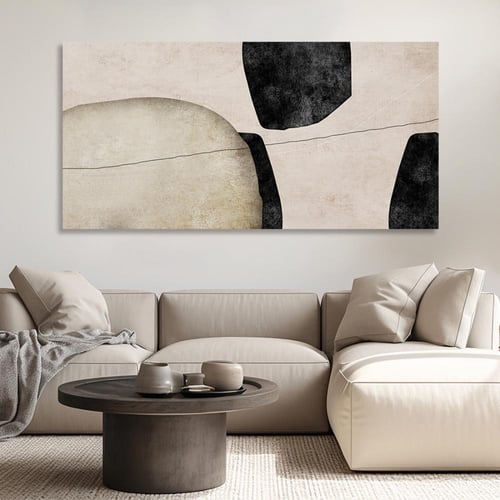 لوحة جدارية فنية - تجريدي تصميم عصري