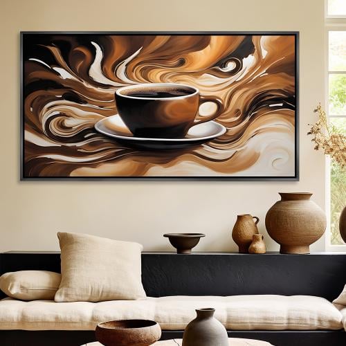 لوحة جدارية فنية - تجريدي تصميم عصري