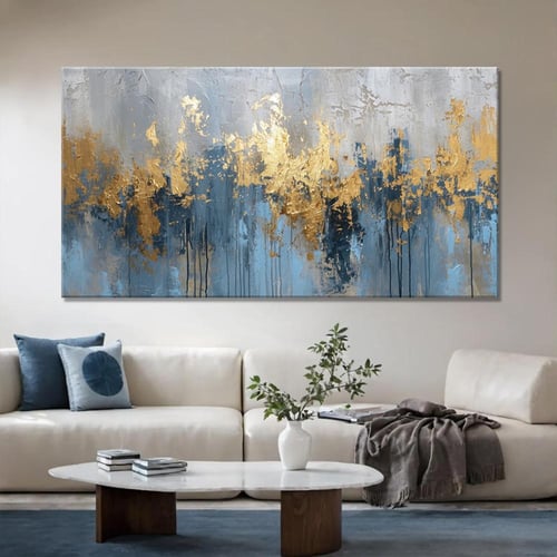 لوحة جدارية فنية - تجريدي تصميم عصري