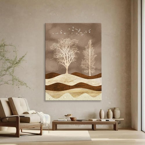 لوحة جدارية فنية - فن تجريدي عصري