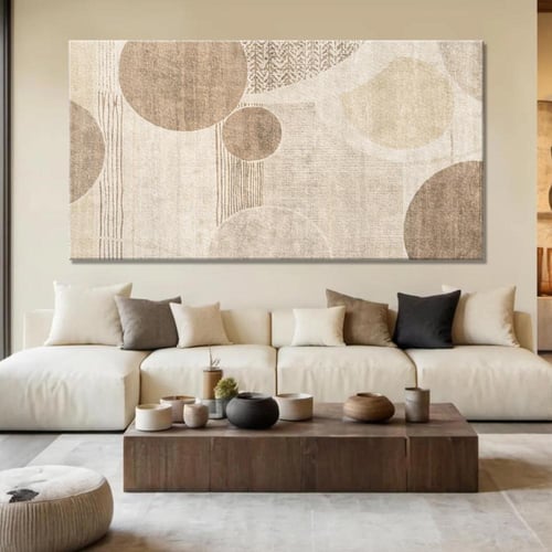 لوحة جدارية فنية - تجريدي تصميم عصري