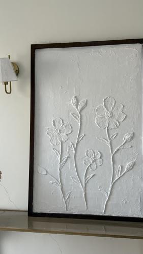 لوحة بإطار بني 120•80 cm