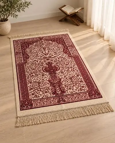 سجاد صلاة تركي سكري فاخر 850 غرام