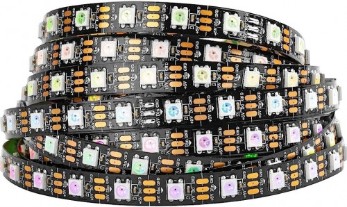 WS2812B 5v 60LED/m IP30 شريط LED ملون 1m