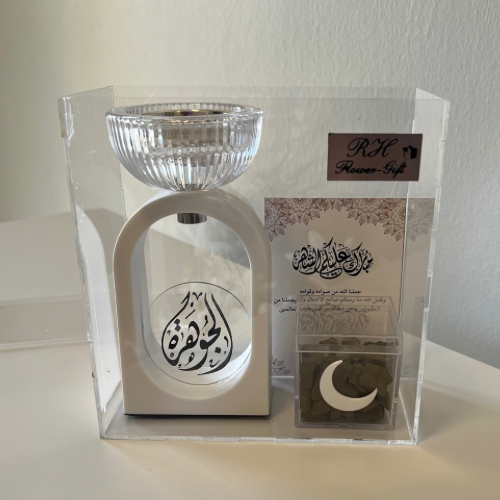 Incense holder with name and home incense stick gift for Ramadan