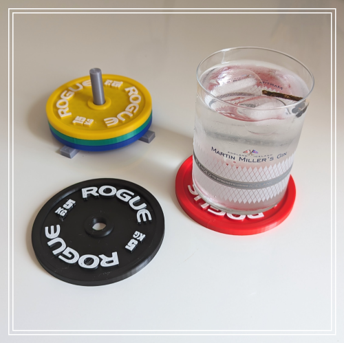 Rogue Calibrated Plates Coffee Coasters