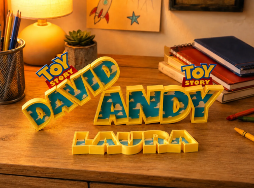Toy Story names style