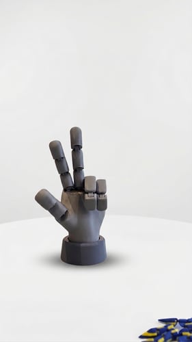 يد متحركة Articulated Hand