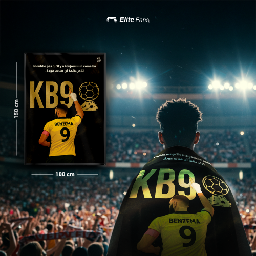 علم كريم بنزيما - KB9