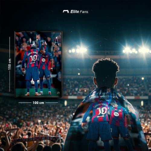 علم لامين يامال ورافينيا - Aura