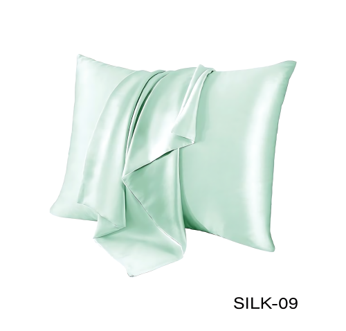 زوج غطاء وسادة حرير