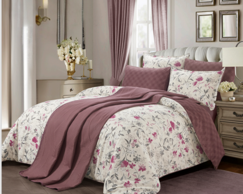 مفرش ليكسي لحافين 5 قطع نفر