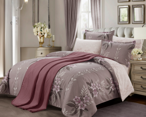 مفرش ليكسي لحافين 5 قطع نفر