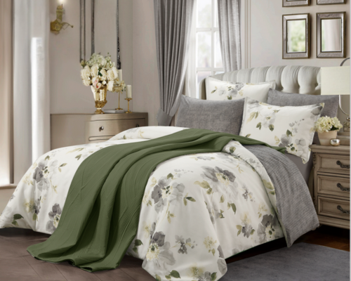 مفرش ليكسي لحافين 5 قطع نفر