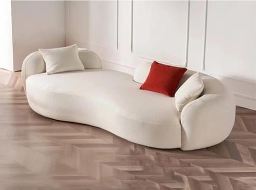 كنبة بوكليه اوف وايت 250×80×70