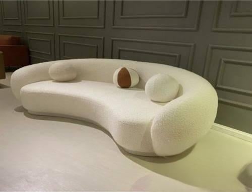 كنبة بوكليه اوف وايت 230×80×70