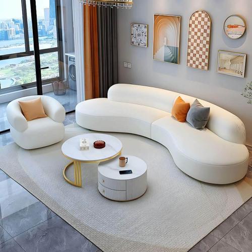 طقم كنب كتان ابيض قطعتين 300×80×70