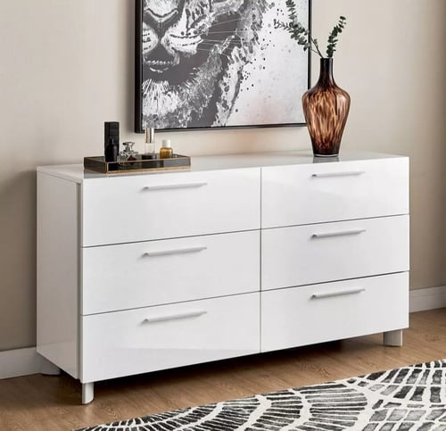 وحدة تخزين خشب ابيض 120×100×40