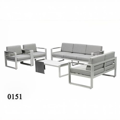 طقم جلسة خارجية ألمنيوم 7 أشخاص – تصميم مودرن فاخر...