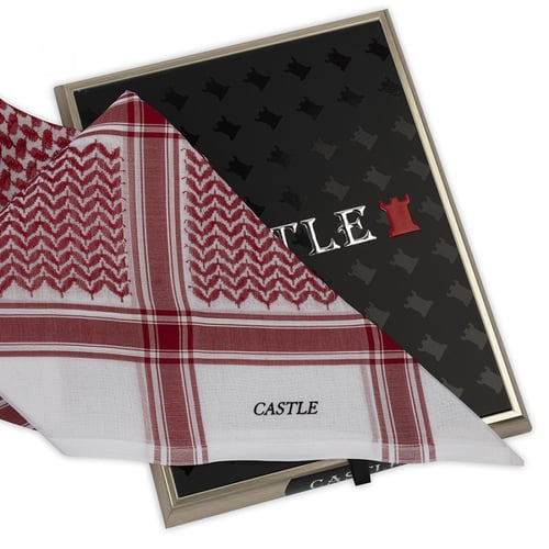 شماغ كاستل أحمر2022