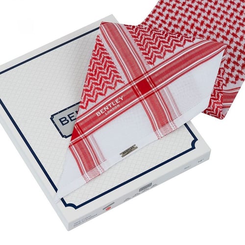 شماغ بنتلي أحمر 2022 B11