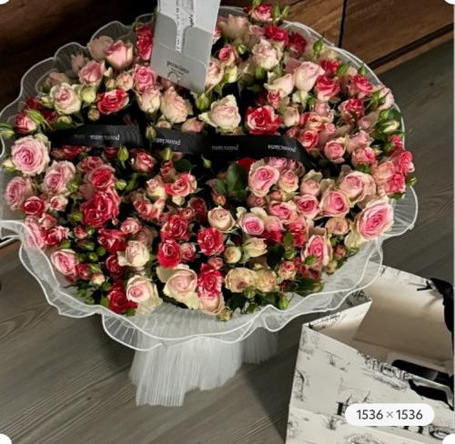 40 غصن تغليف قماش | 40 SPRAY ROSES CLOTH