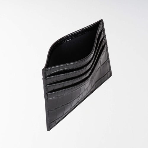 حامل بطاقات جلد