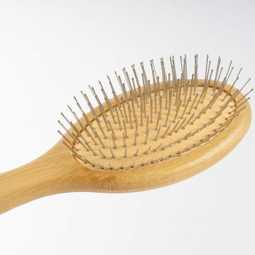 فرشاة شعر بامبو بالاسم