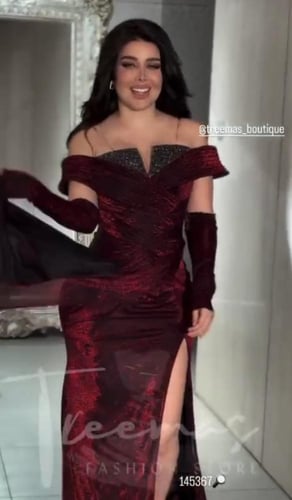 الفستان سهره راقي